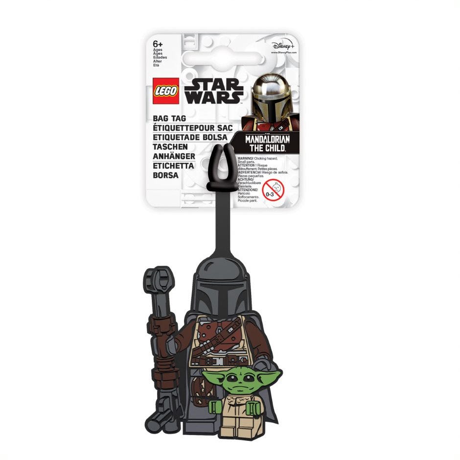 LEGO Star Wars™ - Etiqueta para equipaje del Mandaloriano con Grogu™