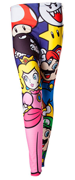 Leggings personajes. Modelo 1. Nintendo