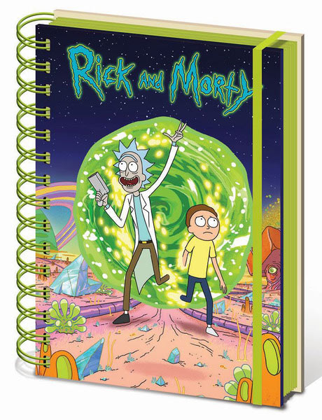 Libreta A5 Rick and Morty. Portal