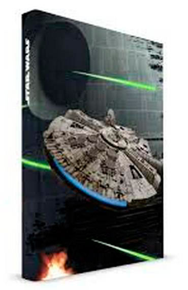 Libreta Halcon Milenario. Star Wars con luz y sonido