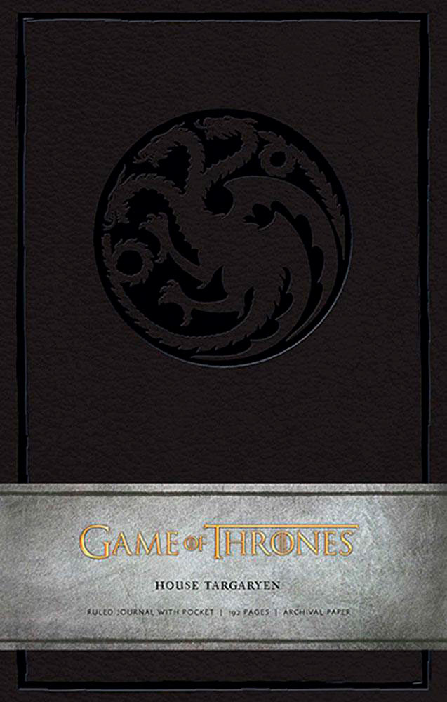 Libreta House Targaryen Juego de Tronos. Insight Collectibles