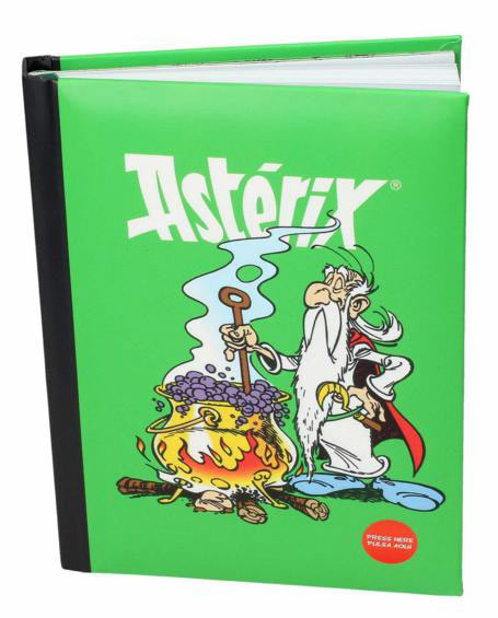 Libreta Panoramix. Astérix y Obélix. Con luz