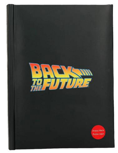 Libreta Regreso al Futuro. Con Luz. 15 x 24 cm