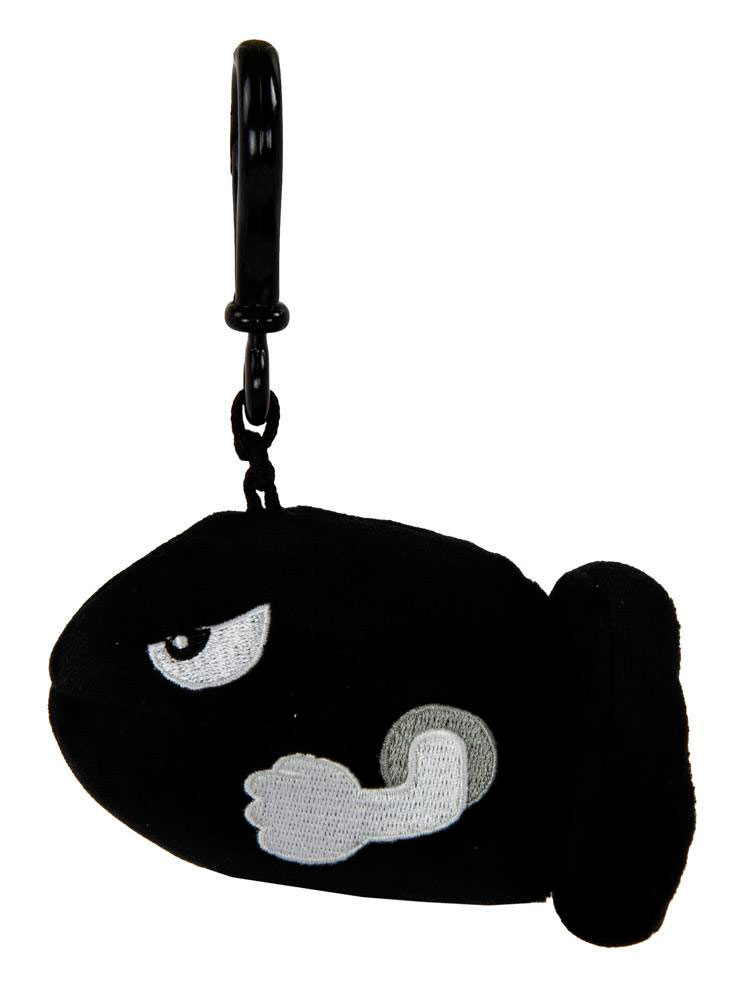 Llavero Peluche Mocchi-Mocchi Bullet Bill 10 cm. Mario Kart. Nintendo