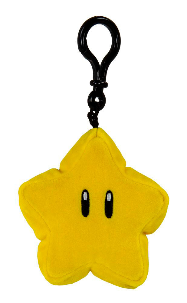 Llavero Peluche Mocchi-Mocchi Super Star 10 cm. Mario Kart. Nintendo