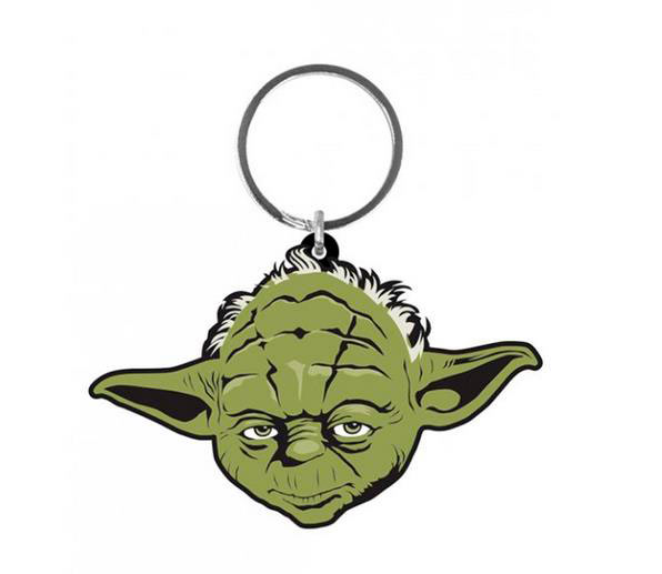 Llavero Yoda. Star Wars. De caucho