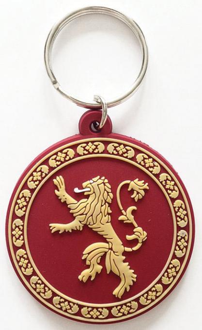 Llavero caucho casa Lannister 6 cm. Juego de Tronos