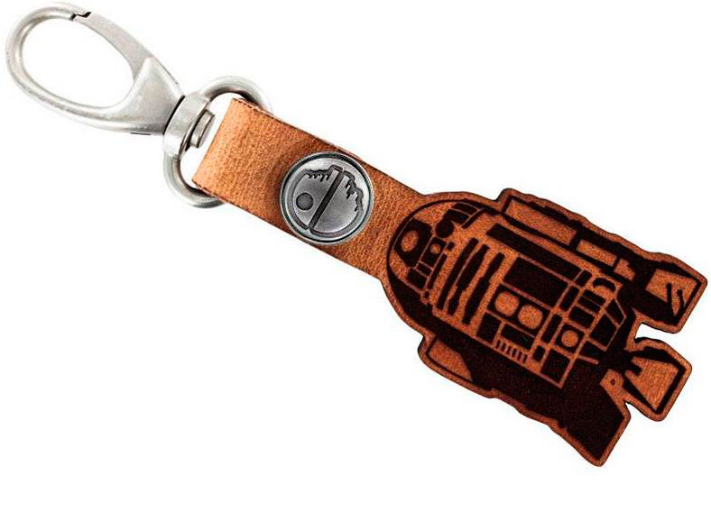 Llavero cuero R2-D2. Star Wars