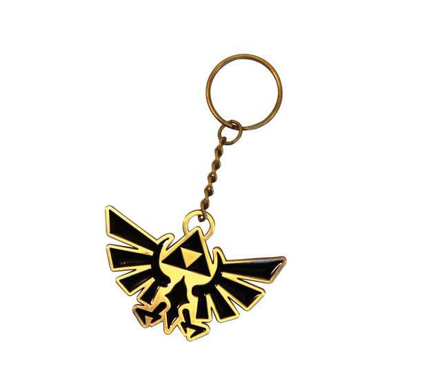 Llavero metálico Triforce. The Legend of Zelda