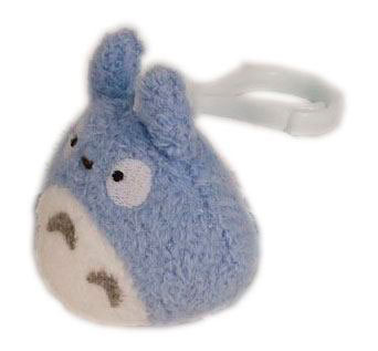 Llavero peluche Totoro azul 6 cm. Mi vecino Totoro. Studio Ghibli