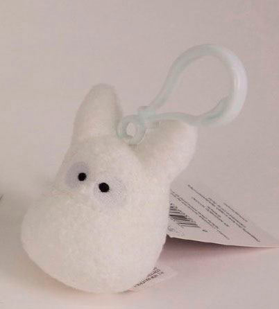 Llavero peluche Totoro blanco 6 cm. Mi vecino Totoro. Studio Ghibli