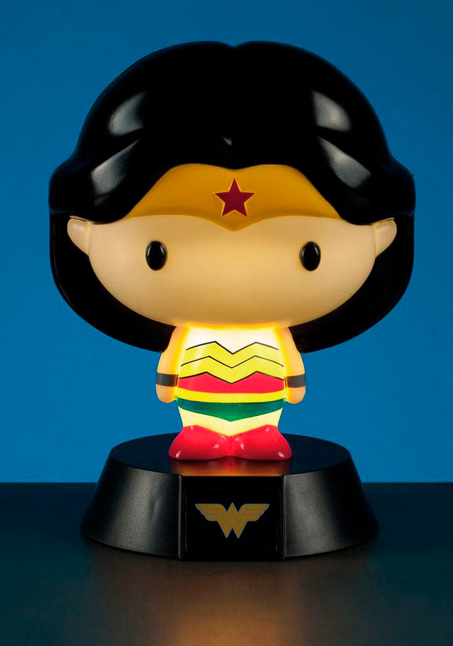 Lámpara 3D Wonder Woman 10 cm. DC Cómics