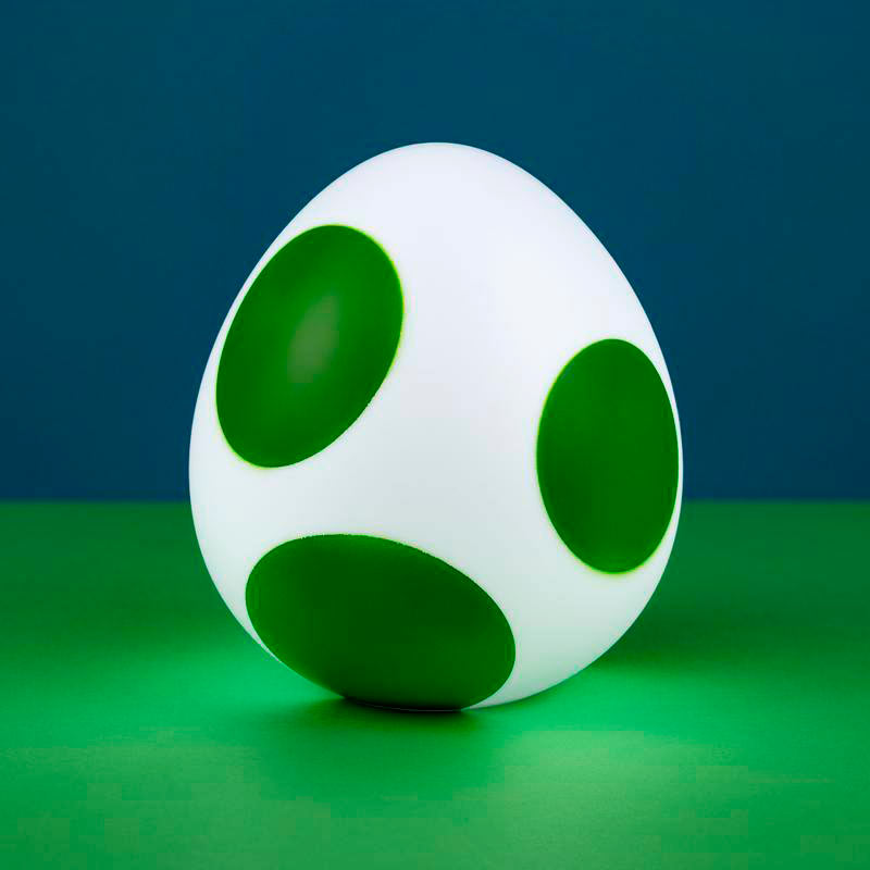 Lámpara 3D Yoshi Egg 10 cm. Super Mario Bros