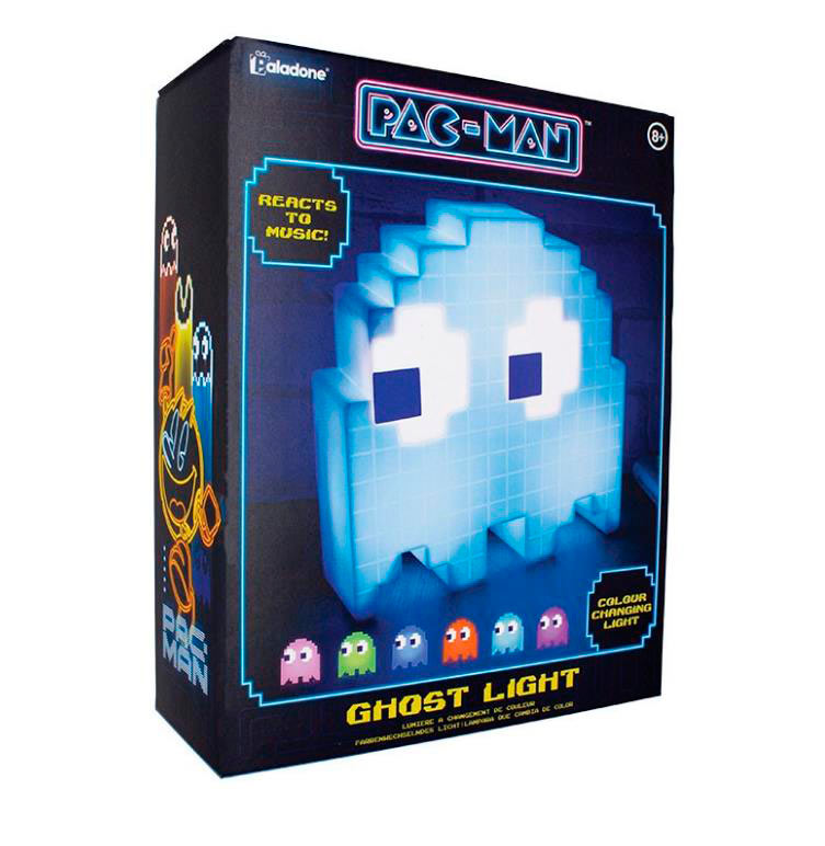 Lámpara Fantasma Pac-Man 20 cm. LED USB