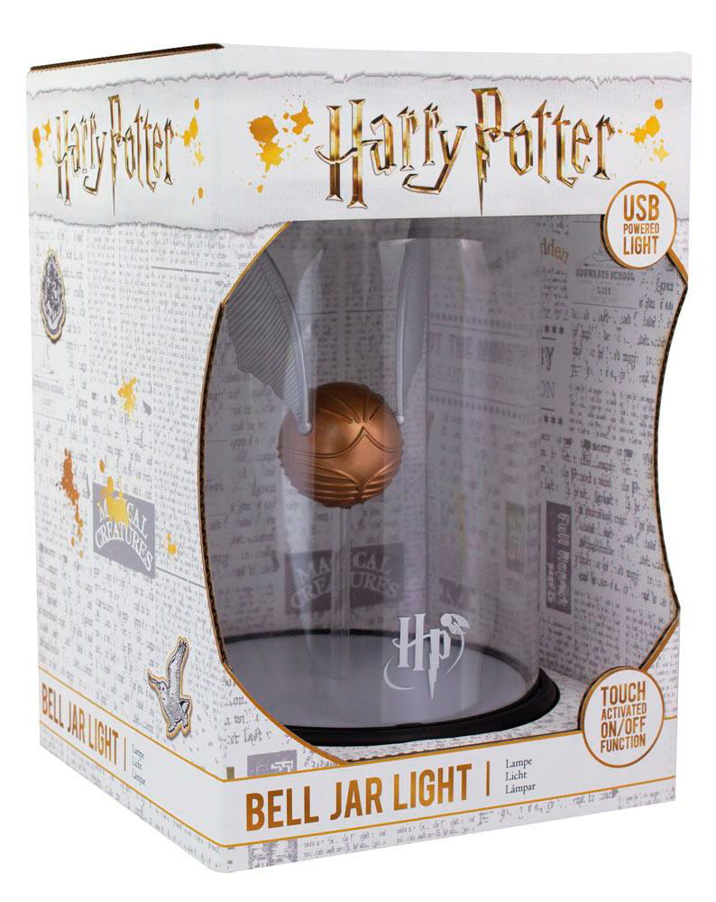 Lámpara Harry Potter Bell Jar Golden Snitch 13 cm