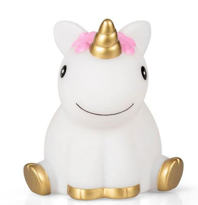 Lámpara LED multicolor Chubby Unicorn