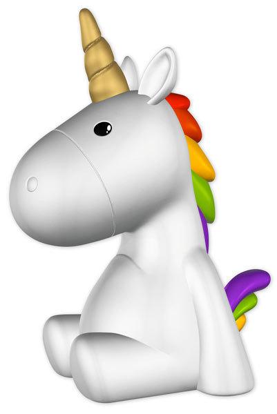 Lámpara LED multicolor Unicornio