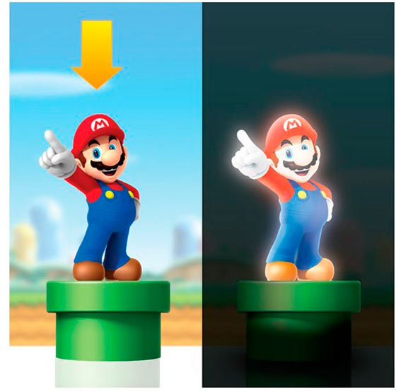 Lámpara Mario Bros figura. 20 cm. Nintendo