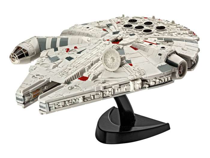 Maqueta Millennium Falcon 10 cm. Star Wars Episodio VII. Sin pintar. Revell
