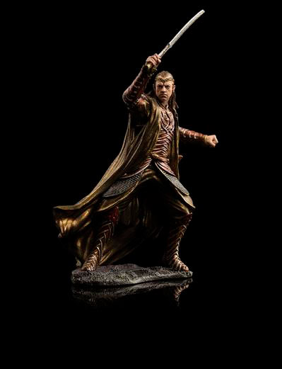Mini estatua Lord Elrond 7 cm. El Hobbit: La batalla de los Cinco Ejércitos. Escala 1:30. Weta Collectibles