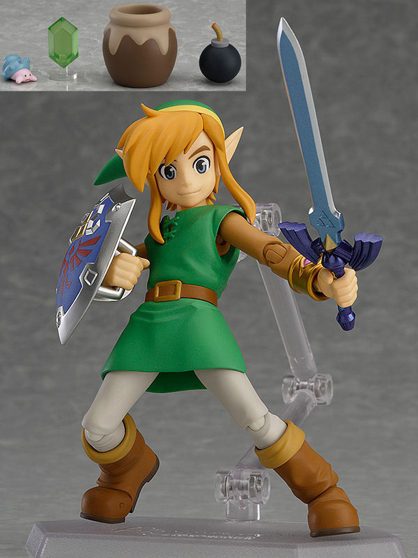 Mini figura Link 11 cm. The Legend of Zelda: A Link Between Worlds. Línea Figma DX Edition. Good Smile Company