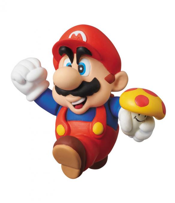 Mini figura Mario 6 cm. Super Mario Bros. Serie 1. Medicom