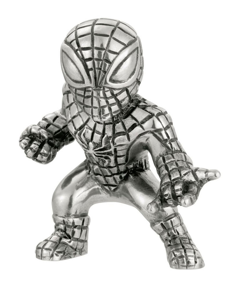 Mini figura Spiderman 5 cm. Pewter Collectible. Marvel Cómics. Royal Selangor