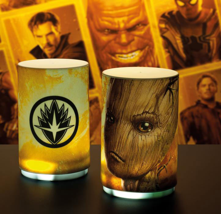 Mini lámpara Groot. Los Vengadores: Infinity War. Con Sonido. Paladone