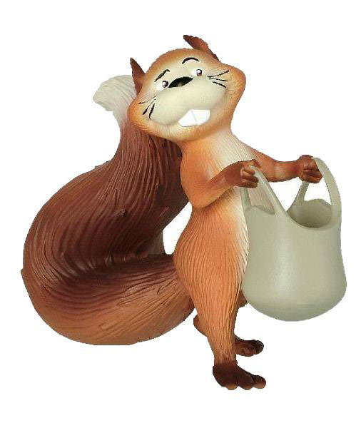 Minifigura Chips Squirrel 6 cm. Digby Dragon. Bullyland