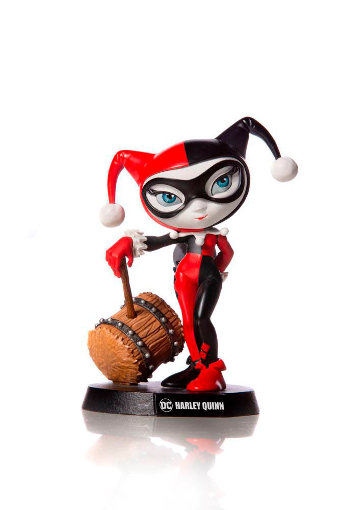 Minifigura Harley Quinn 12 cm. Línea Mini Co. DC Cómics. Iron Studios
