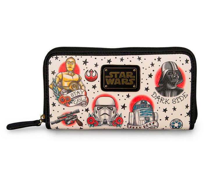 Monedero personajes tatuaje. Star Wars