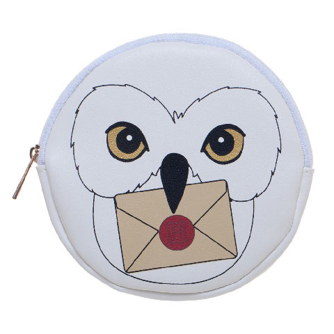 Monedero redondo Hedwig. Harry Potter