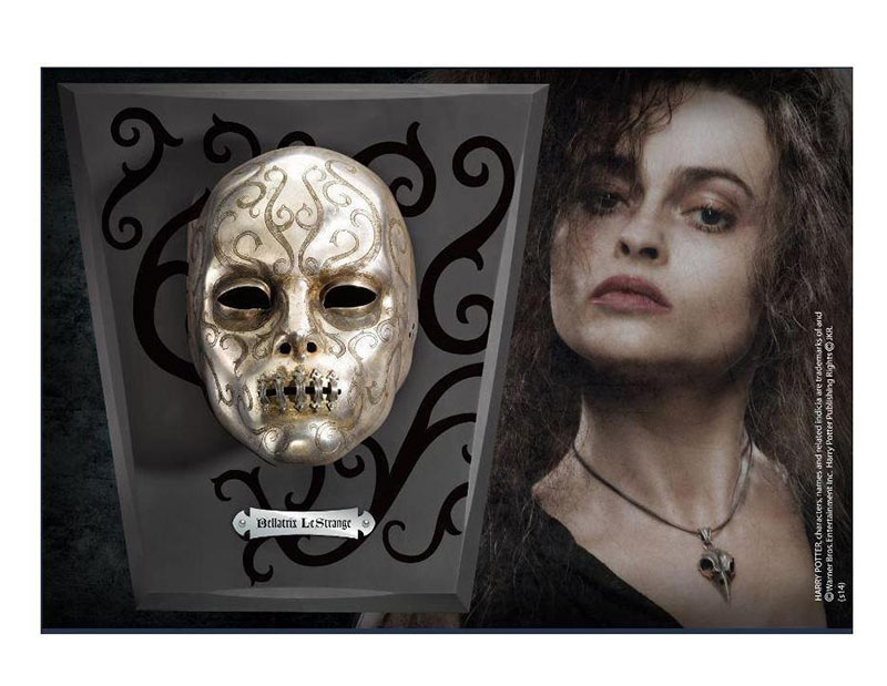 Máscara Bellatrix Lestrange (Mortífago) 23 cm. Harry Potter