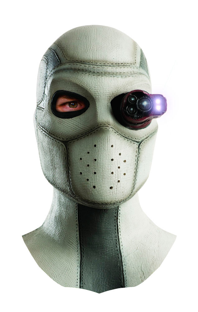 Máscara Deadshot con luz. Escuadrón Suicida. Modelo 2. DC Cómics. Rubies