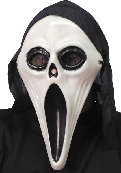 Máscara Scream. Brilla en la Oscuridad