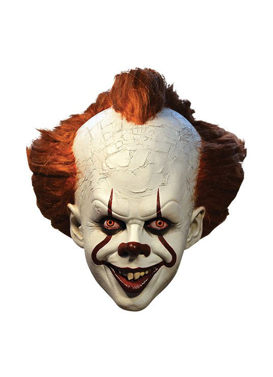Máscara de látex Pennywise Deluxe. It (Eso) 1990. Stephen King. Trick or Treat Studios