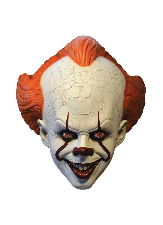 Máscara de látex Pennywise. It (Eso) 1990. Stephen King. Trick or Treat Studios