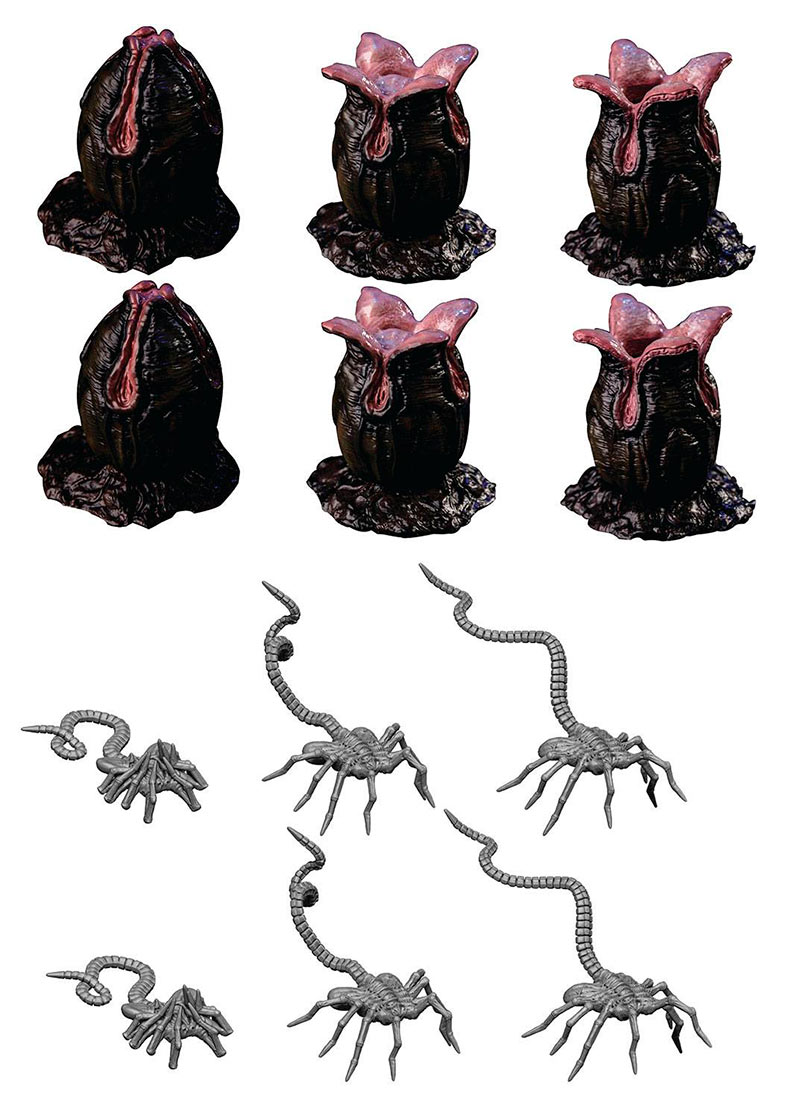 Pack 12 figuras Alien: Covenant. Escala 1:18. Hiya Toys
