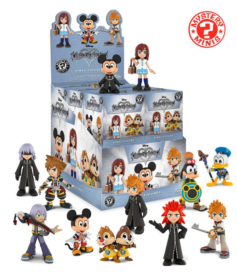 Pack 12 figuras Kingdom Hearts 6 cm. Mystery Minis. Funko