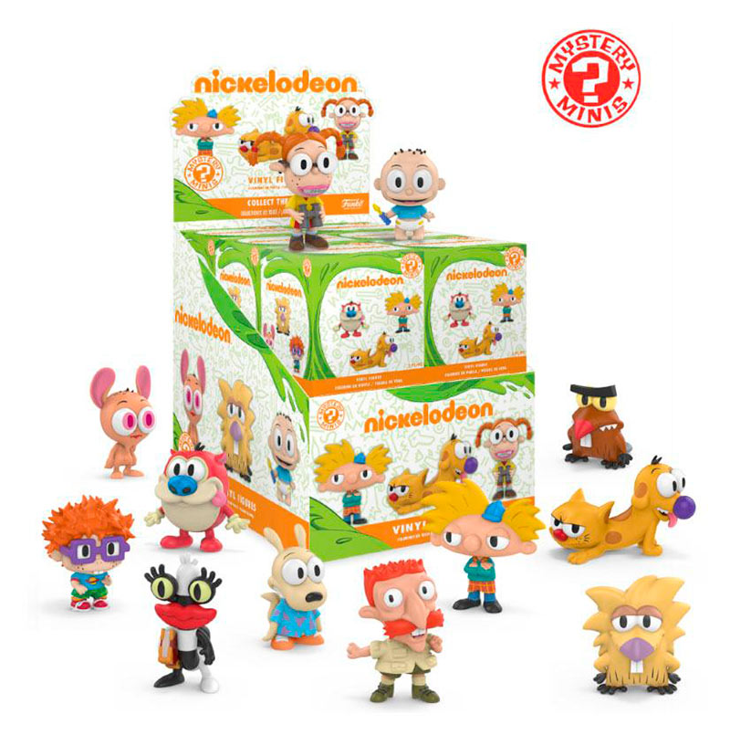 Pack 12 figuras Nickelodeon 6 cm. Mystery Minis. Funko