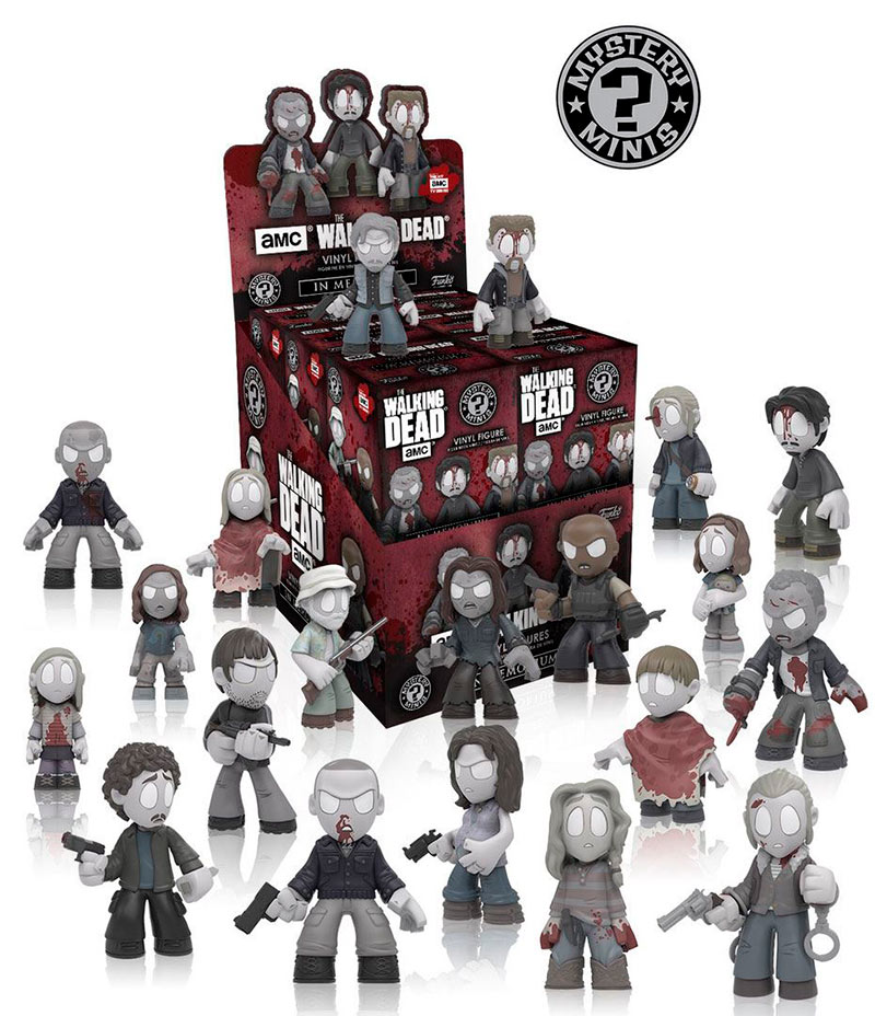 Pack 12 figuras The Walking Dead 6 cm. Mystery Minis. Funko