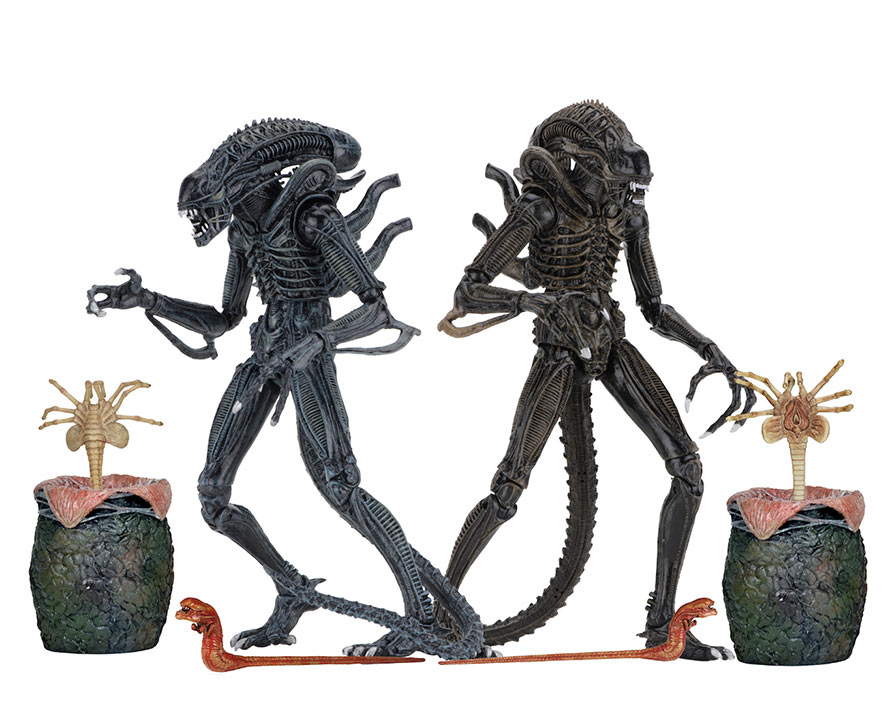 Pack 2 Figuras Ultimate Alien Warrior 23 cm. Alien el octavo pasajero