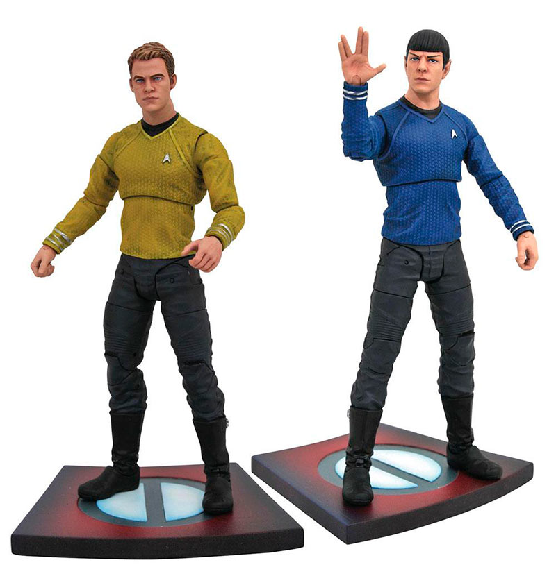 Pack 2 figuras 18 cm Star Trek: En la oscuridad. Diamond Select