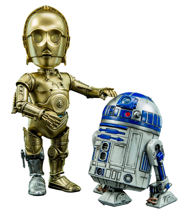 Pack 2 figuras C-3PO & R2-D2. línea Hybrid