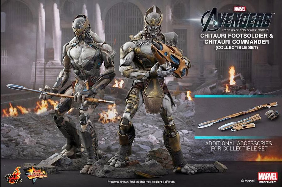 Pack 2 figuras Chitauri Footsoldier and Comander