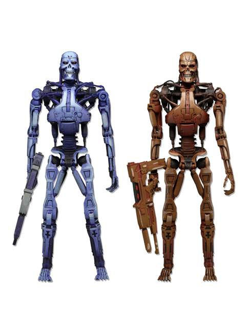 Pack 2 figuras Endoskeleton 18 cm. RoboCop vs. The Terminator. NECA