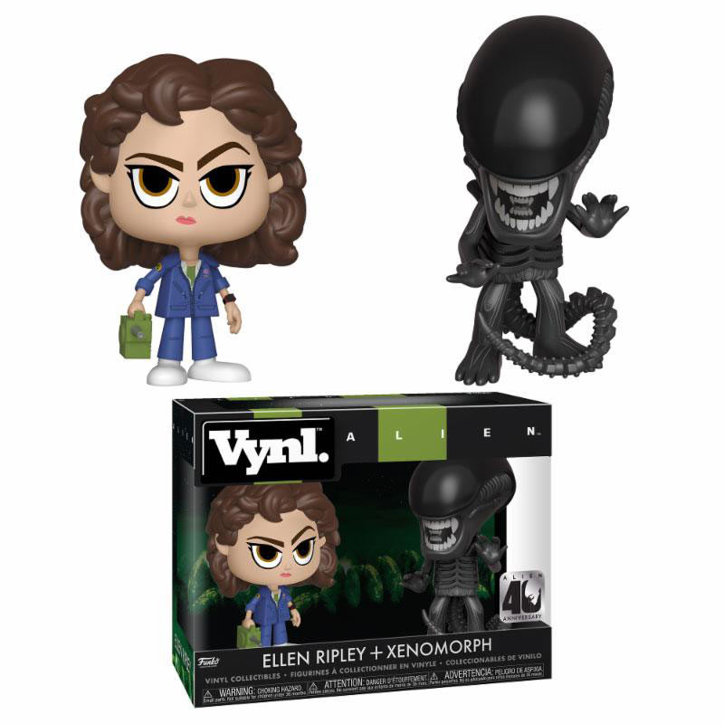Pack 2 figuras Figuras Ellen Ripley & Xenomorph 10 cm. Alien
