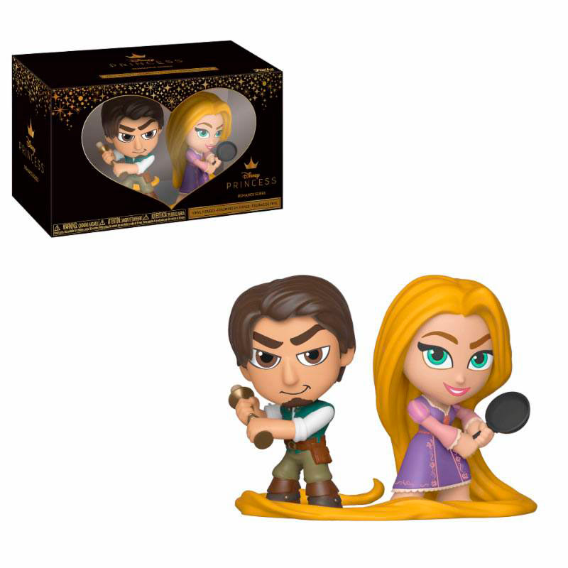Pack 2 figuras Flynn & Rapunzel 6 cm. Enredados. Mystery Mini