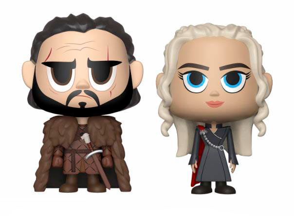 Pack 2 figuras Jon & Daenerys 10 cm Juego de Tronos. Funko