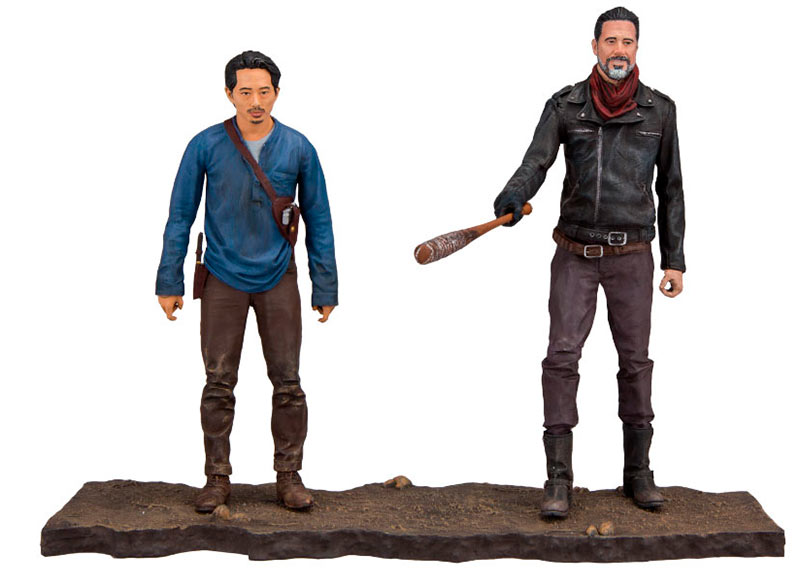 Pack 2 figuras Negan & Glenn 13 cm. The Walking Dead. McFarlane Toys